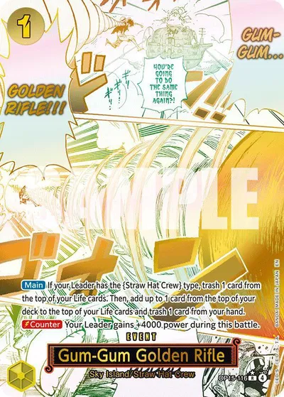Gum-Gum Golden Rifle, Adventure on Kami's Island